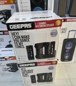 تصویر اسپیکر مولتی مدیا جیپاس مدل GMS8507BT Geepas 2.1 Multimedia Speaker, 35000 Watts