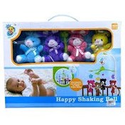 تصویر اسباب بازی آویز موزیکال تخت نوزاد خارجی 