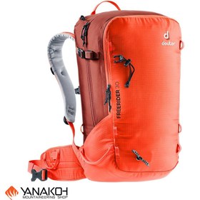 تصویر کوله پشتی سفری دیوتر مدل Deuter Freerider 30 Bag Papaya 