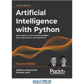 تصویر دانلود کتاب Artificial Intelligence with Python: Your complete guide to building intelligent apps using Python 3.x and TensorFlow 2 