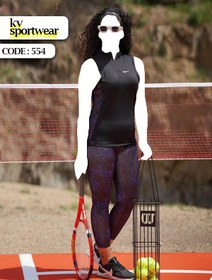 تصویر ست تاپ و لگ ورزشی زنانه NIKE کد 0014 NIKE womens sports top and leg set code 0014