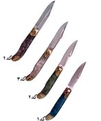 تصویر چاقوی فشاری اعلا با دسته طرح صدف 