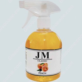 تصویر اسپری خوشبو کننده هوا دستی 500 میل هلو جی ام jm spray Manual Peach air freshener 500 ml