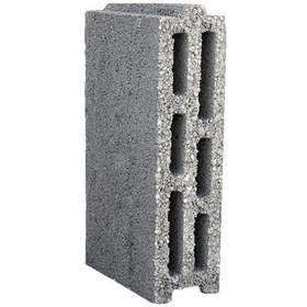 تصویر بلوک پوکه‌ای سایز ۴۰×۲۰×۱۰ 