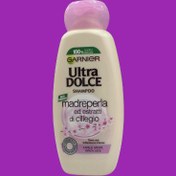 تصویر شامپو براق کننده موهای کدر فوق العاده ملایم گارنیر با عصاره شکوفه گیلاس 300 میلی GARNIER ultra dolce shampoo madreperla ed estratti di ciliegio 