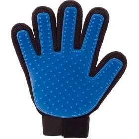 تصویر دستکش ماساژ و جمع آوری مو سگ و گربه ترو تاچ مدل Five Finger 