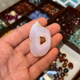 تصویر اسلایس عقیق ژئود دار کد 21 