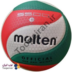 تصویر توپ والیبال مولتن ۵۵۰۰ Molten 5000 volleyball ball