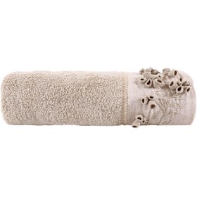 تصویر حوله بژ اکوکاتنEcocotton | KHVMSL80x150 اورجینال 