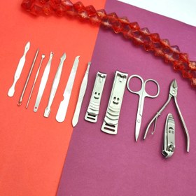 تصویر ست مانیکور 12تکه سایز متوسط manicure set