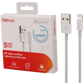 تصویر کابل آیفونی فست شارژ Hatron HC275I 2.4A 1m Hatron HC275I 2.4A 1m Lightning Cable