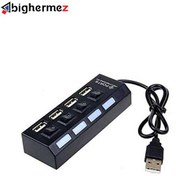 تصویر هاب USB2 چهار پورت دیانا مدل 4کلید 