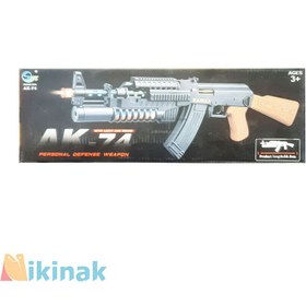 تصویر تفنگ اسباب بازی مدل AK-74 
