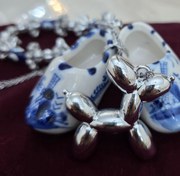 تصویر گردنبند استیل طرح هاپو 