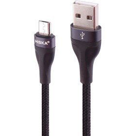 تصویر کابل میکرو یو اس بی فست شارژ Hiska LX-830 5A 1m Hiska LX-830 5A 1m MicroUSB Cable