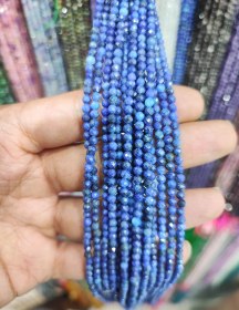 تصویر ریسه سنگ لاجورد سایز 3.5 میلیمتر تراش کد 29754 