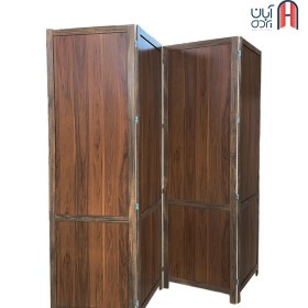 تصویر پاراوان MDF ساده رنگ گردویی 
