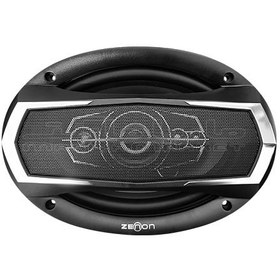 تصویر اسپیکر خودرو بیضی 450 وات زنون Zenon Car speaker ZN-695c ا Zenon Car speaker ZN-695c 450w Zenon Car speaker ZN-695c 450w