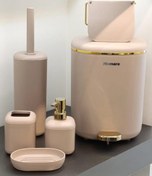 تصویر ست بهداشتی پدال دار چهارگوش همارا 