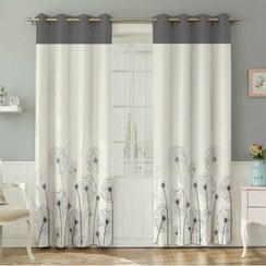 تصویر پرده نیروانا طرح سنتی مدل مخمل کد 8719 سایز 140×280 سانتی متر 