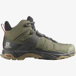 تصویر X Ultra 4 Mid Gtx Khaki در فضای باز Bot سالامون Salomon 