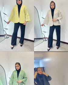 تصویر کت تک ترک - فری سایز / مشکی 