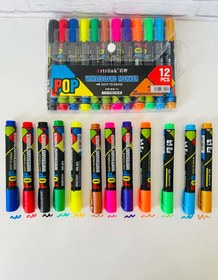 تصویر ماژیک وایت بورد12رنگ 