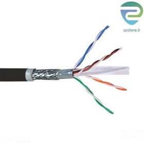 تصویر کابل شبکه 305 متری کی نت پلاس - Knet Plus Cable Cat6 SFTP Outdoor PVC 