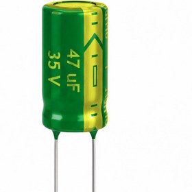 تصویر خازن الکترولیتی 35 ولت 47 میکرو فاراد 