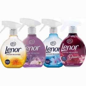 تصویر اسپری ضدچروک و خوشبوکننده لباس لنور رایحه شکوفه عجیب غریب500میل-Lenor(EXOTIC BLOOM) 