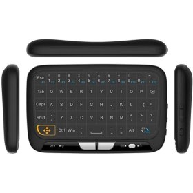 تصویر مینی کیبورد بی سیم با تاچ پد مدل H18 H18 Mini Wireless Keyboard with Touchpad