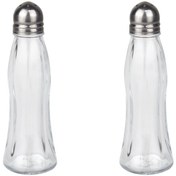 تصویر نمک پاش پاشاباغچه مدل بلک اند وایت کد 80030 بسته 2 عددی - بی رنگ 