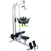 تصویر دستگاه سیم کش لت و قایقی وزنه آزاد 