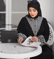 تصویر عبای مخمل کبریتی پاییزه درسا 