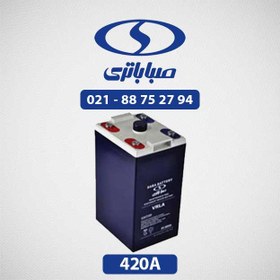 تصویر باتری مخابراتی 2 ولت 420 آمپر صبا باتری ا Saba 2V 420 AH VRLA Battery Saba 2V 420 AH VRLA Battery