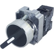 تصویر کلید فرمان یکطرفه سلکتوری طرح تله XB2-BD21 