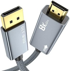 خرید و قیمت 8K@60Hz DisplayPort to HDMI Cable 9.9ft, DP 1.4a to ...