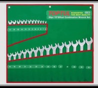 تصویر آچار های سری یکسر تخت یکسر رینگ 26 عددی 6-32 تاپ تول - GAAA2604 TOPTUL 26PCS Hi-Performance Combination Wrench Set - GAAA2604