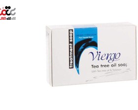 تصویر صابون ضد جوش و ضد قارچ ویرگو مدل Tea Tree Oil وزن 100 گرم Viergo tea tree oil soap