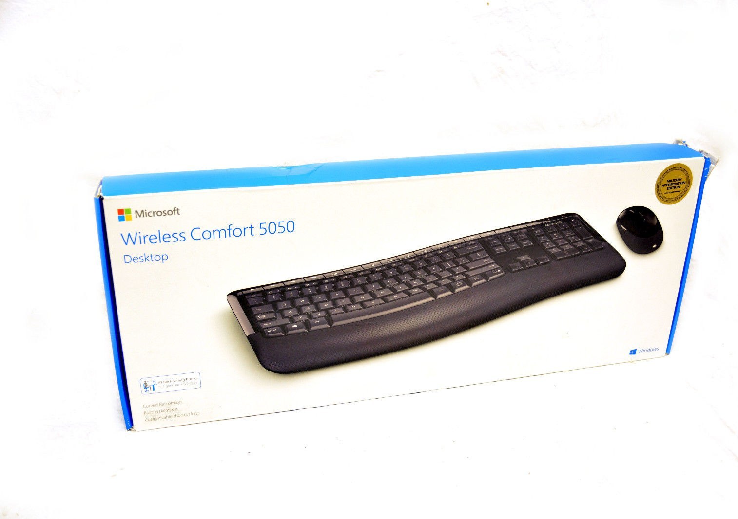 Teclado + Mouse Microsoft Comfort 5050 Wireless / Inglês - Preto  (PP4-00001) no Paraguai - Visão Vip Informática - Compras no Paraguai -  Loja de Informática