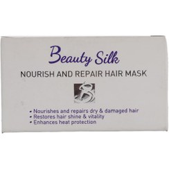 تصویر ماسک مو مغذی و ترمیم کننده (با آبکشی) بیوتی سیلک حجم 200 میلی لیتر Beauty Silk Nourish & Repair Hair Mask 200ml