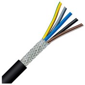 تصویر کابل برق افشان قدرت 2*6 