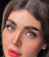 تصویر لنز زیبایی و طبی با دیامتر 14.8 میل رنگ آیس دهب Dahab Coloured Contact Lenses