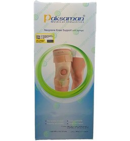 تصویر زانوبند نئوپرنی چهار فنره پاک سمن مدل 085 Paksaman Neoprene Knee Support With Springs 085