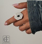 تصویر انگشتر ورشو مدل سیما کد 00198 