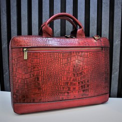 تصویر کیف اداری چرم طبیعی مدل E-01 