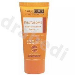 تصویر فيس دوکس کرم ضدآفتاب پوست خشک رنگي SPF30 ا FACE DOUX TINTED SUNSCREEN CREAM SPF30 DRY SKIN FACE DOUX TINTED SUNSCREEN CREAM SPF30 DRY SKIN