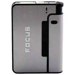 تصویر جاسیگاری فوکوس مدل JD-YH001 با فندک قابل تعویض 