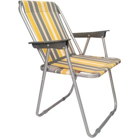 تصویر صندلی تاشو مسافرتی مدل مبلی 5 یا (صندلی ساحلی یا صندلی مبلی یا صندلی دسته دار) 