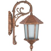 تصویر چراغ دیواری حیاطی و پارکی تکشیدفام مدل ویکتوریا کد 7503-15 